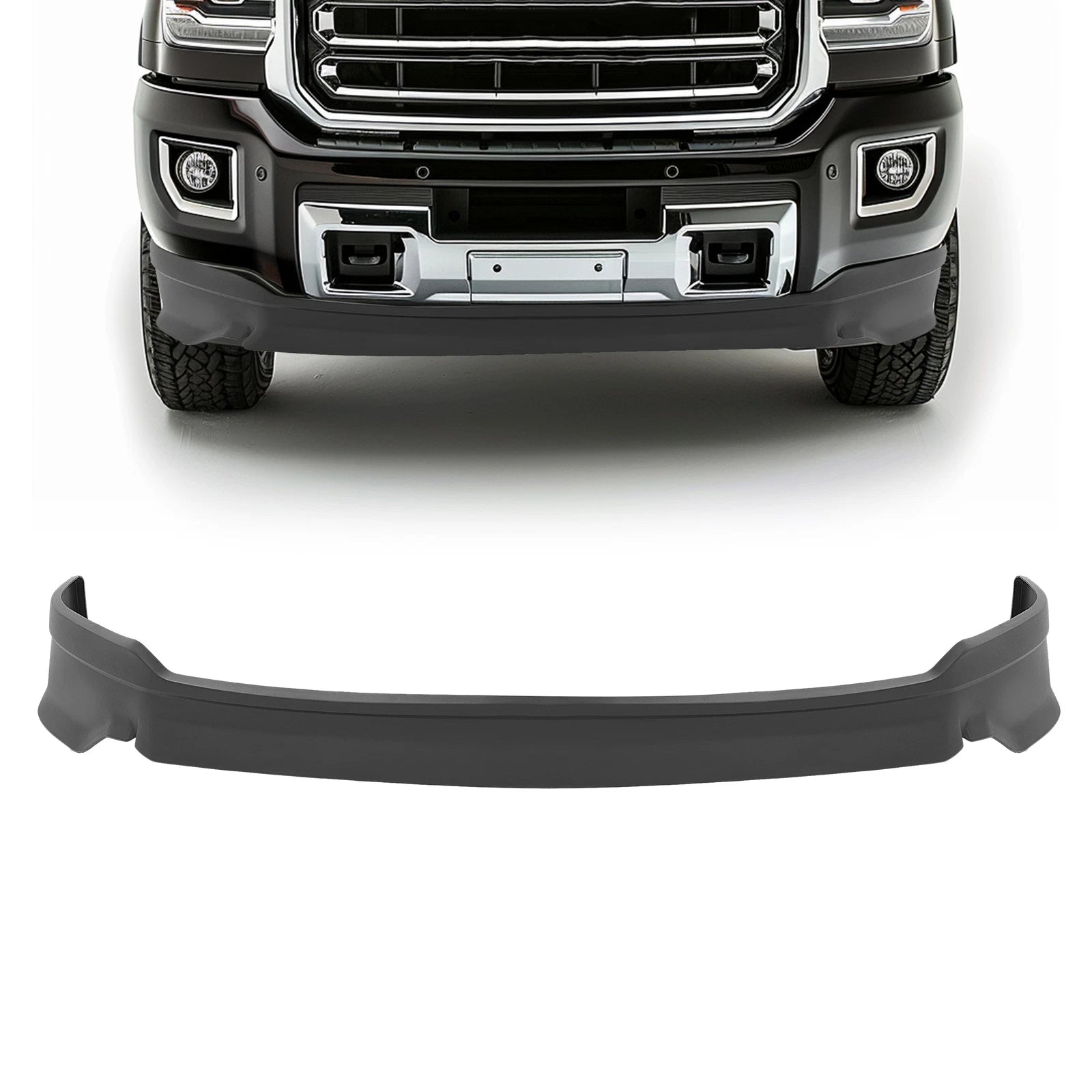 Front Lower Bumper Valance Air Deflector for GMC Sierra 2500HD 3500HD (2015–2019)