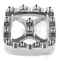 MX Style Brake Pedal Pad Cover for Harley Softail Dyna Sportster Iron 883 (2000–2023) Chrome
