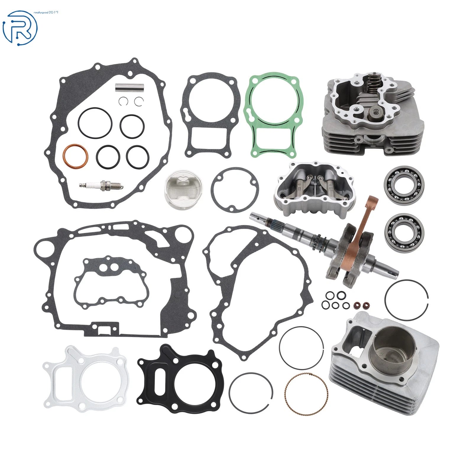 Crankshaft, Cylinder Head, Cover, Overhaul Pad for Honda TRX250 (2008–2014)
