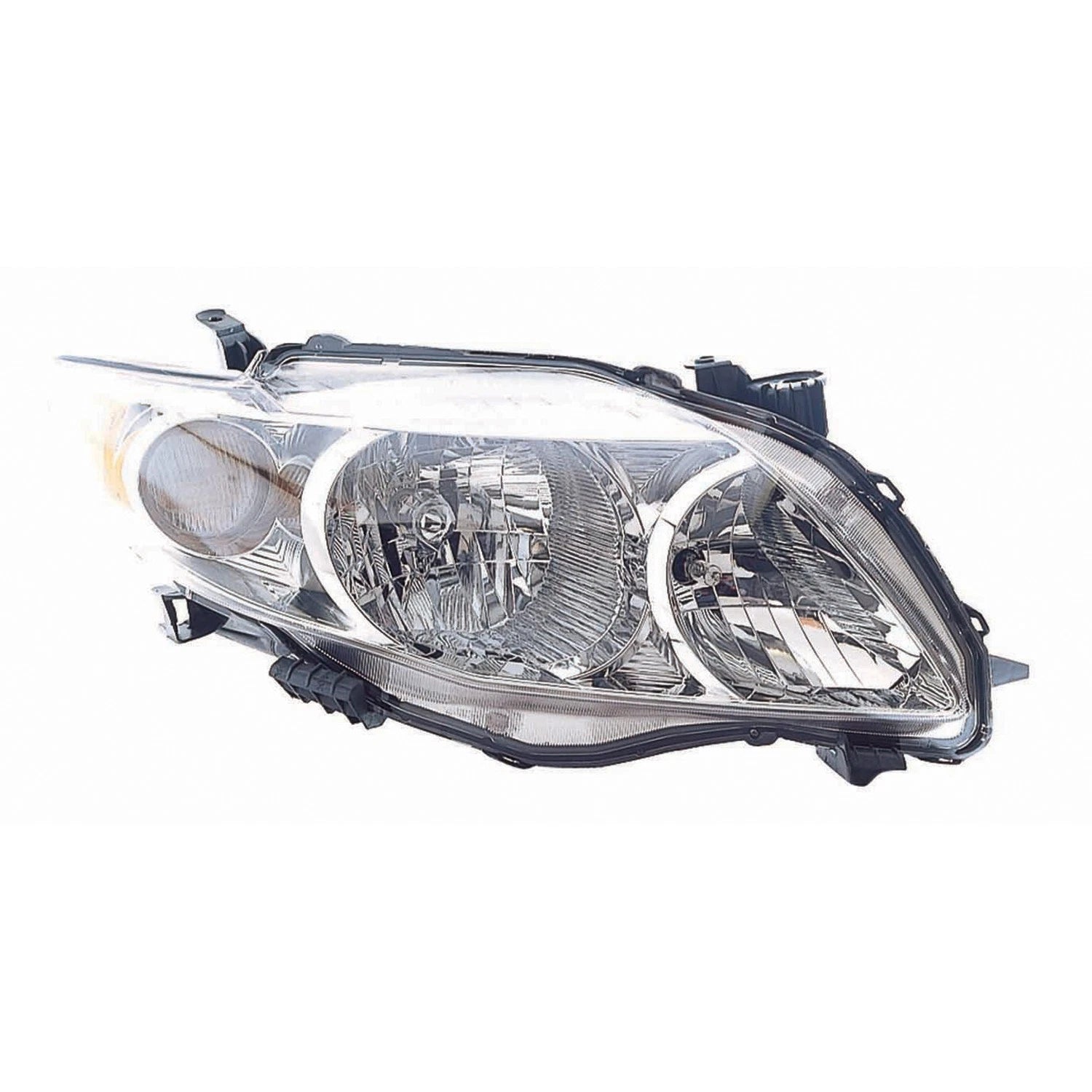Replacement Chrome Passenger Side Head Light Assembly (See compatibility Chart)
