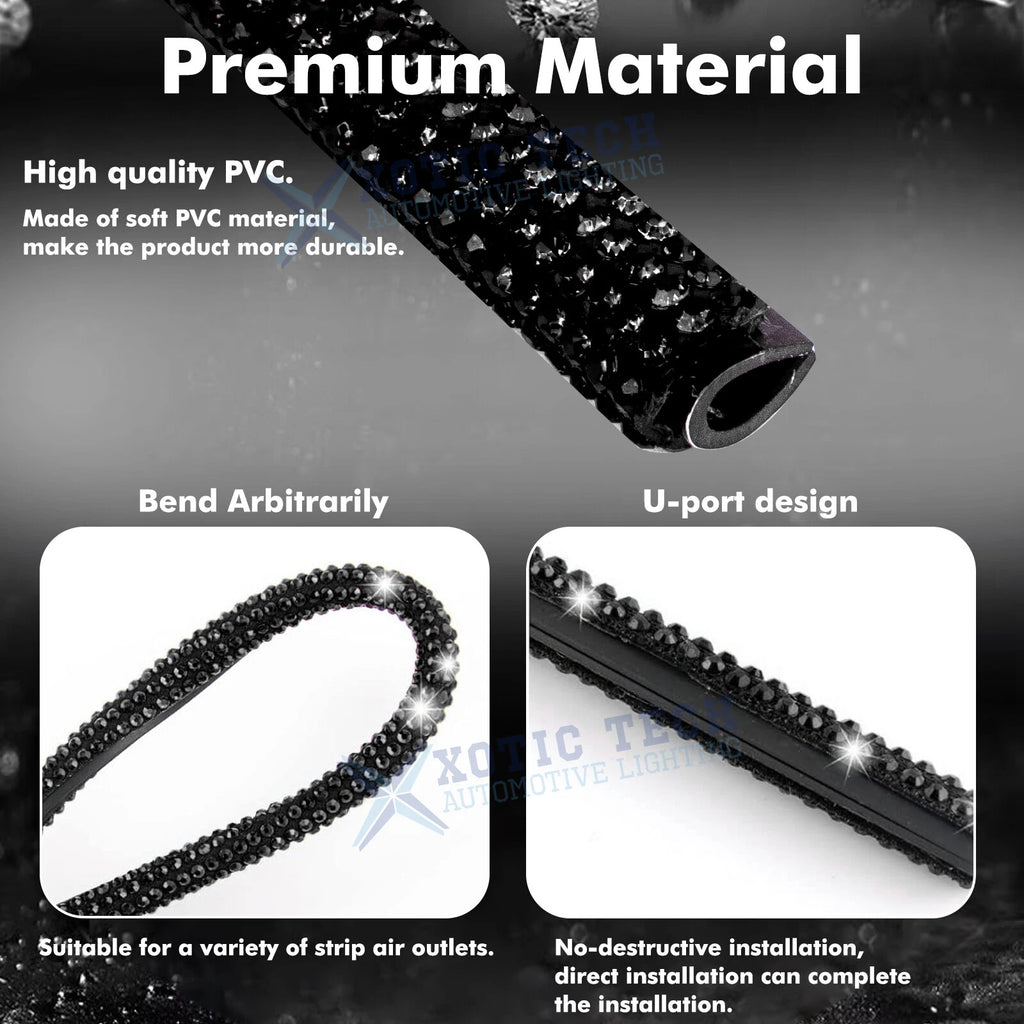Air Conditioner Outlet Decoration Stripes for Car Interior (10 Pieces) 2010-2015