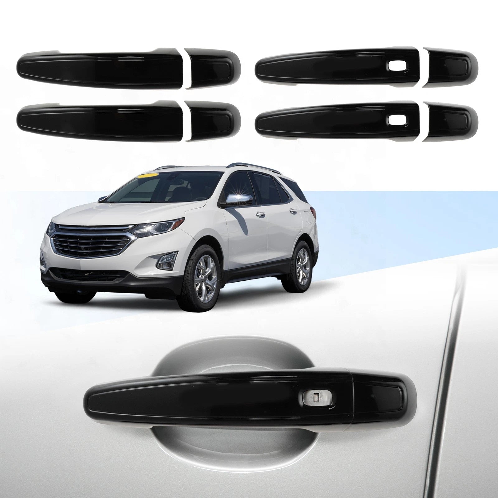 Exterior Door Handle Cover Trim for Chevy Malibu Equinox Blazer (2016–2024)