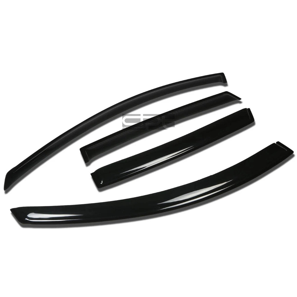 Set of 2 Smoke Tint Side Window Visors for Saturn Vue (2008–2010)