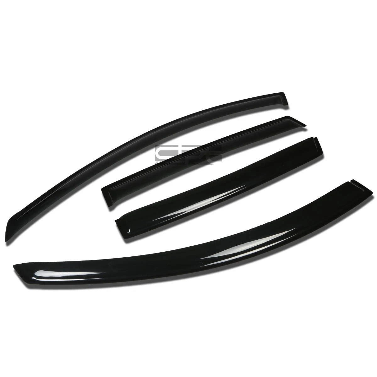 Set of 2 Smoke Tint Side Window Visors for Saturn Vue (2008–2010)