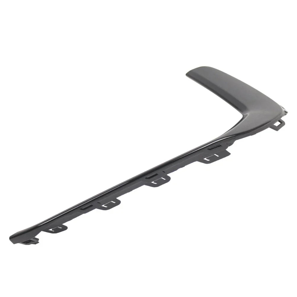 Left Front Bumper Side Molding Trim Glossy Black for Audi A6 C8 S6 (2019-2024)