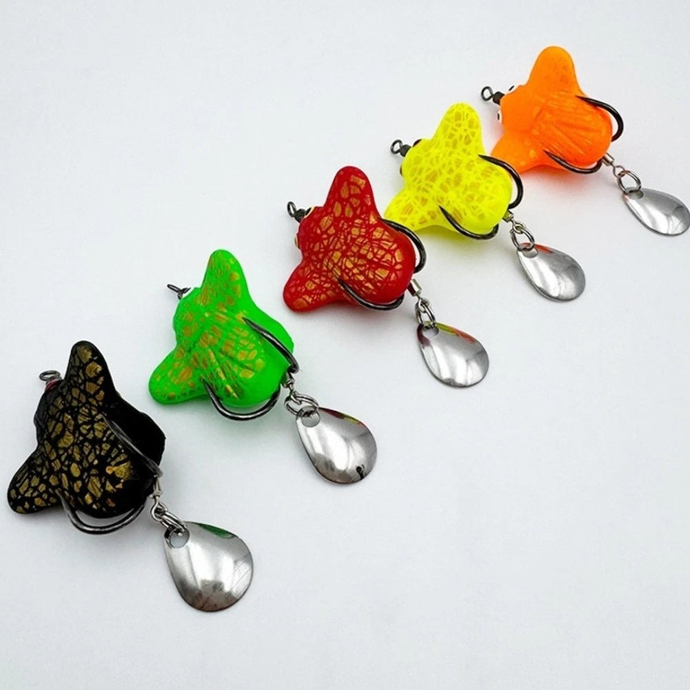 Butterfly Amphibian Topwater Lure with Spinner for Bass and Pike (N/A)