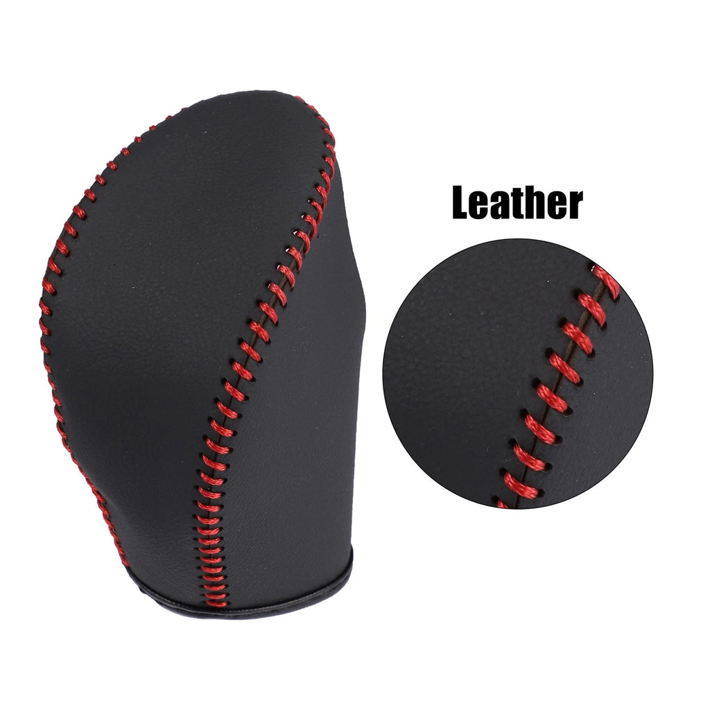 Faux Leather Gear Shift Knob Cover for Nissan Rogue Sport (2017–2021)