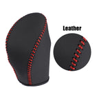Faux Leather Gear Shift Knob Cover for Nissan Rogue Sport (2017–2021)