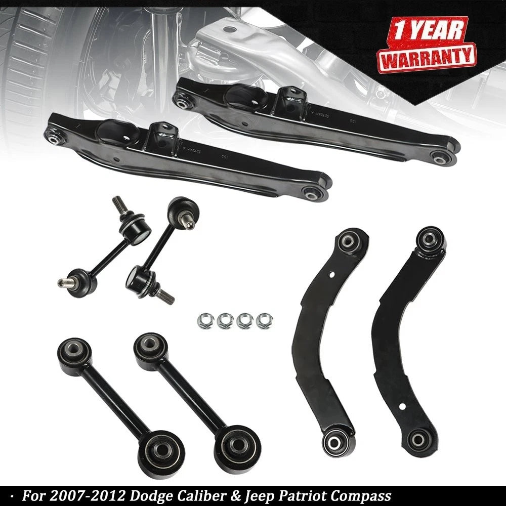 Set of 8 Rear Suspension Control Arms for Jeep Compass