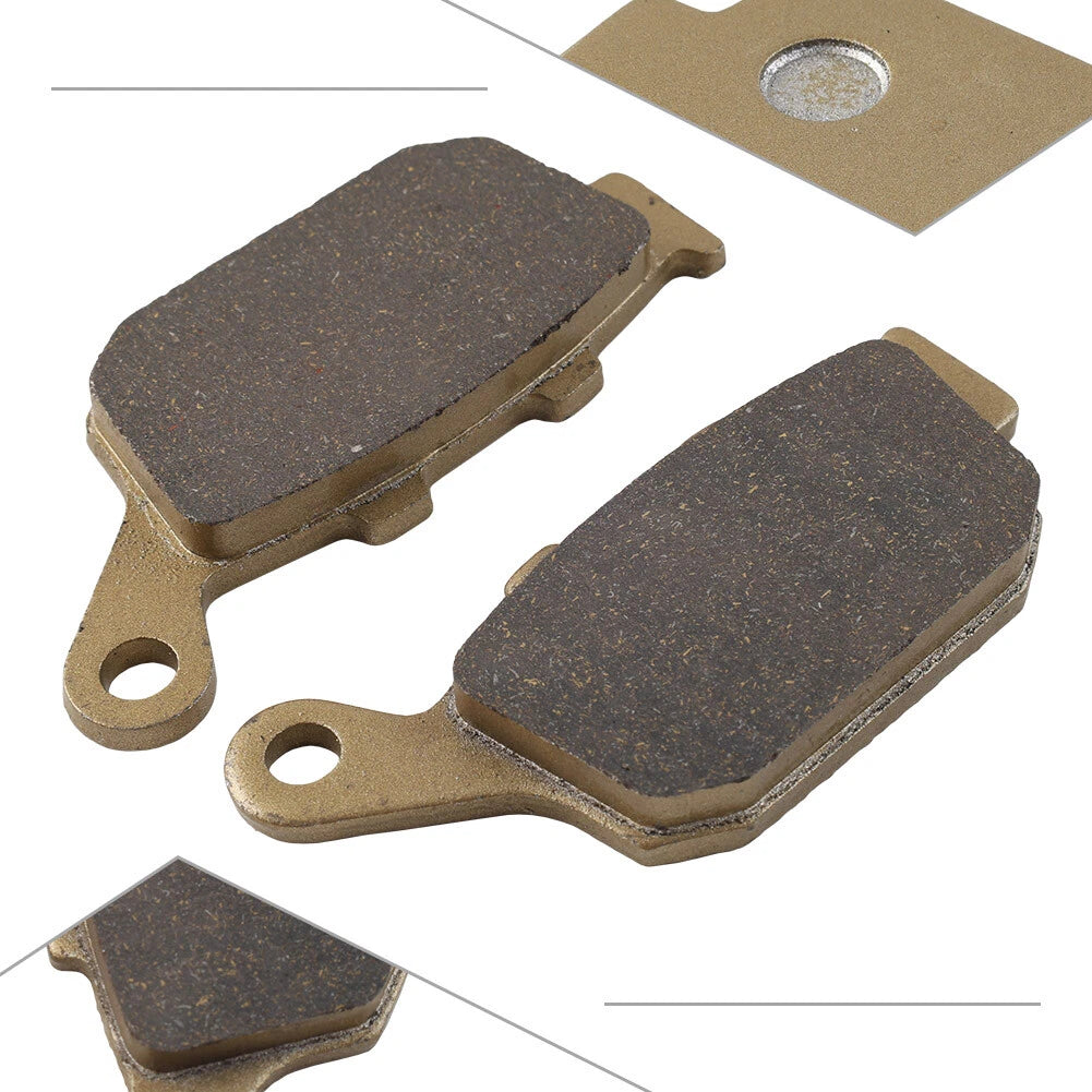 2pc Rear Brake Pads for Honda NC 750 S ABS (2014–2018) - Champagne Gold