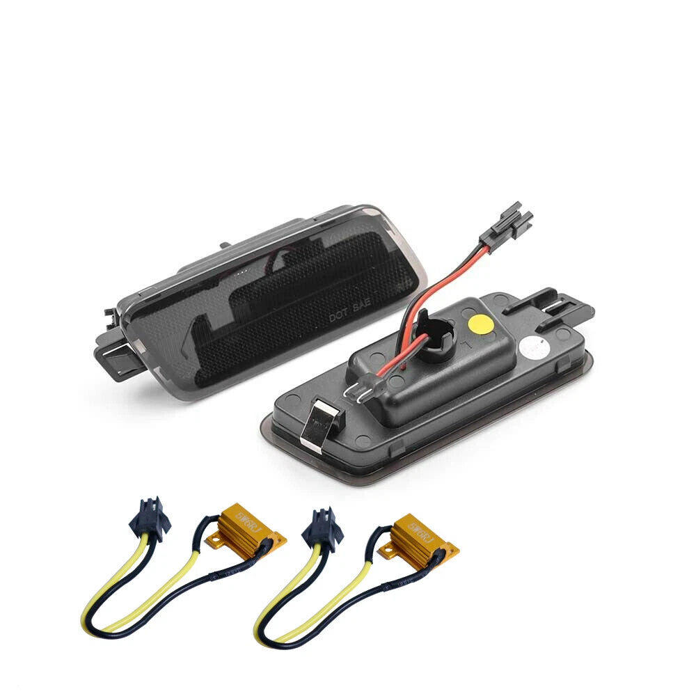 Set of 4 Smoked LED Side Marker Lights for Audi A7 S7 RS7 (2012–2018)