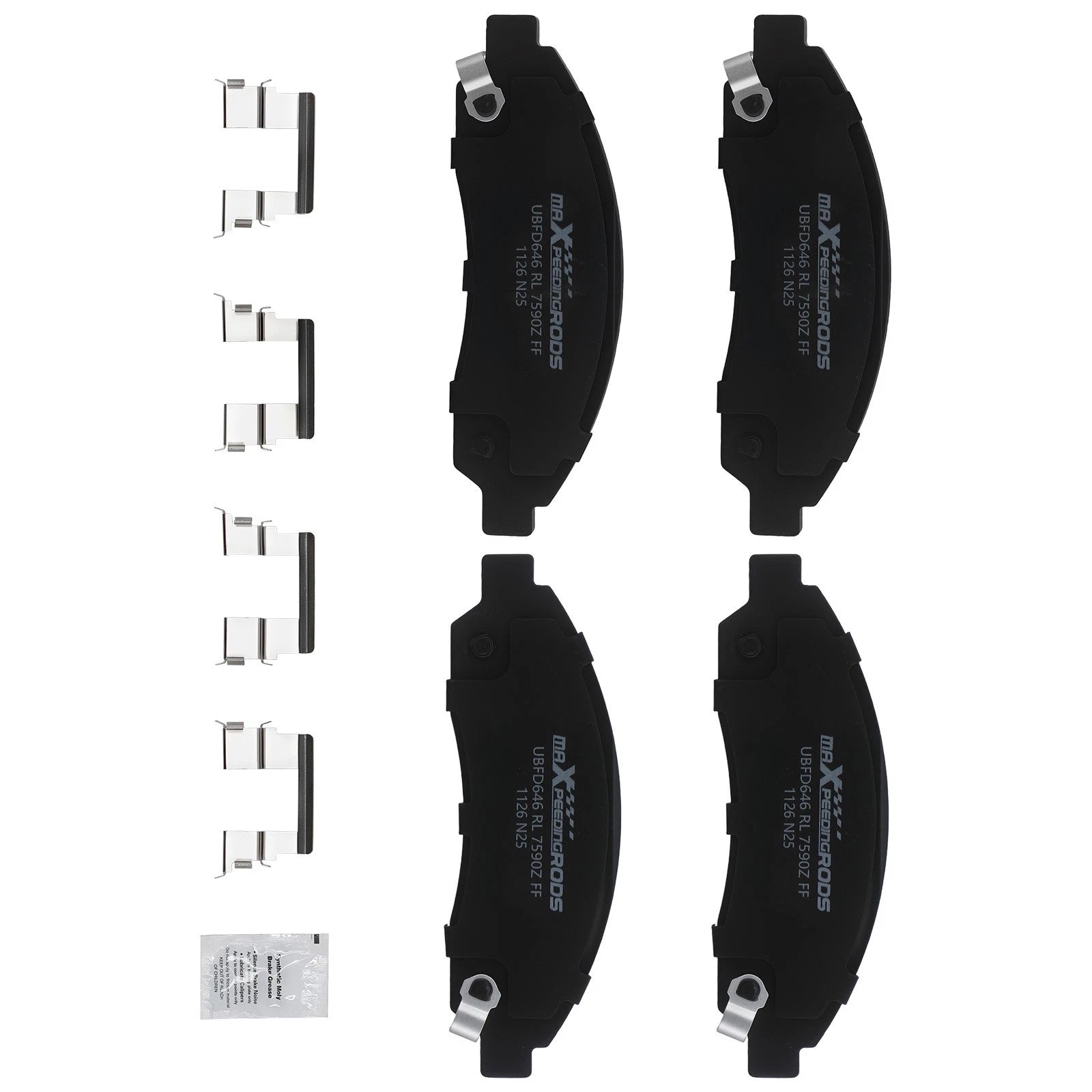 Front Ceramic Brake Pads Kit for Chevrolet Colorado/GMC Canyon (2004–2008)