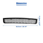 Front Bumper Grille for Audi A4 B6 Sedan (2002–2005) No. 8E0807647 Black Plastic