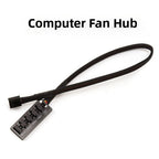 PWM Fan Hub Cable for PC Cooling (1 in 5 out, 40cm, 4 Pin)