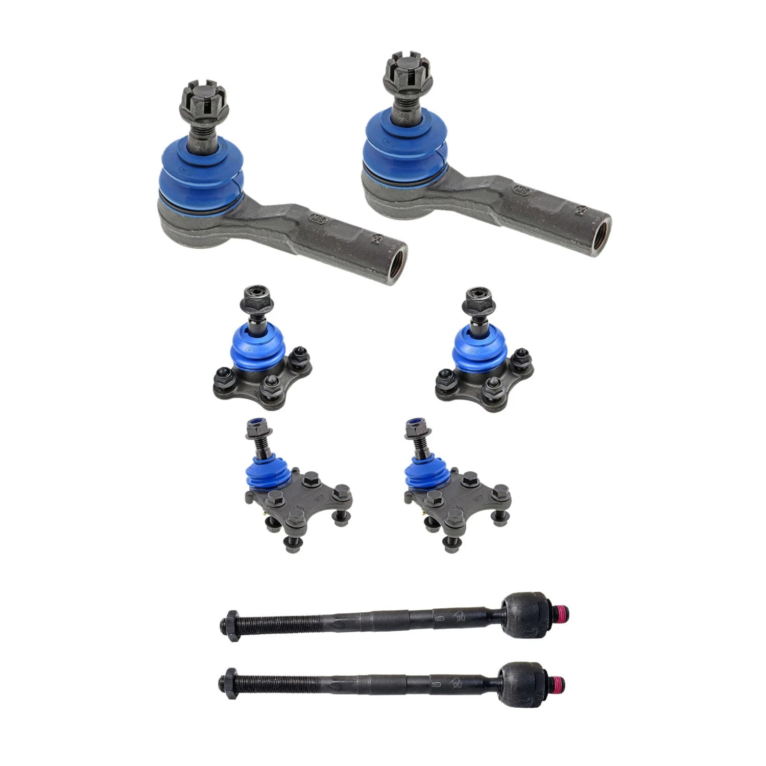 8PC Tie Rod Ends and Ball Joint Kit for GMC Canyon, Chevrolet Colorado (2004–2012)