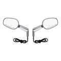 Chrome Rear View Mirrors & LED Turn Signals for Harley V Rod VRSCF (2007–2017)