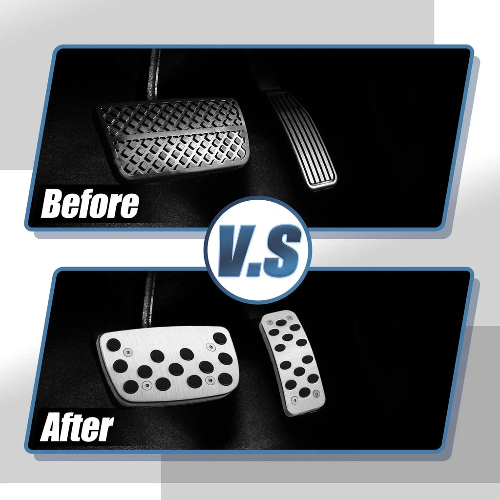 2 x Car Brake Gas Accelerator Pedal Covers for Toyota Camry (2018-2023)