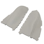 Pair of Front Door Panels for Honda Pilot (2009–2015) - Leather Cover Grey