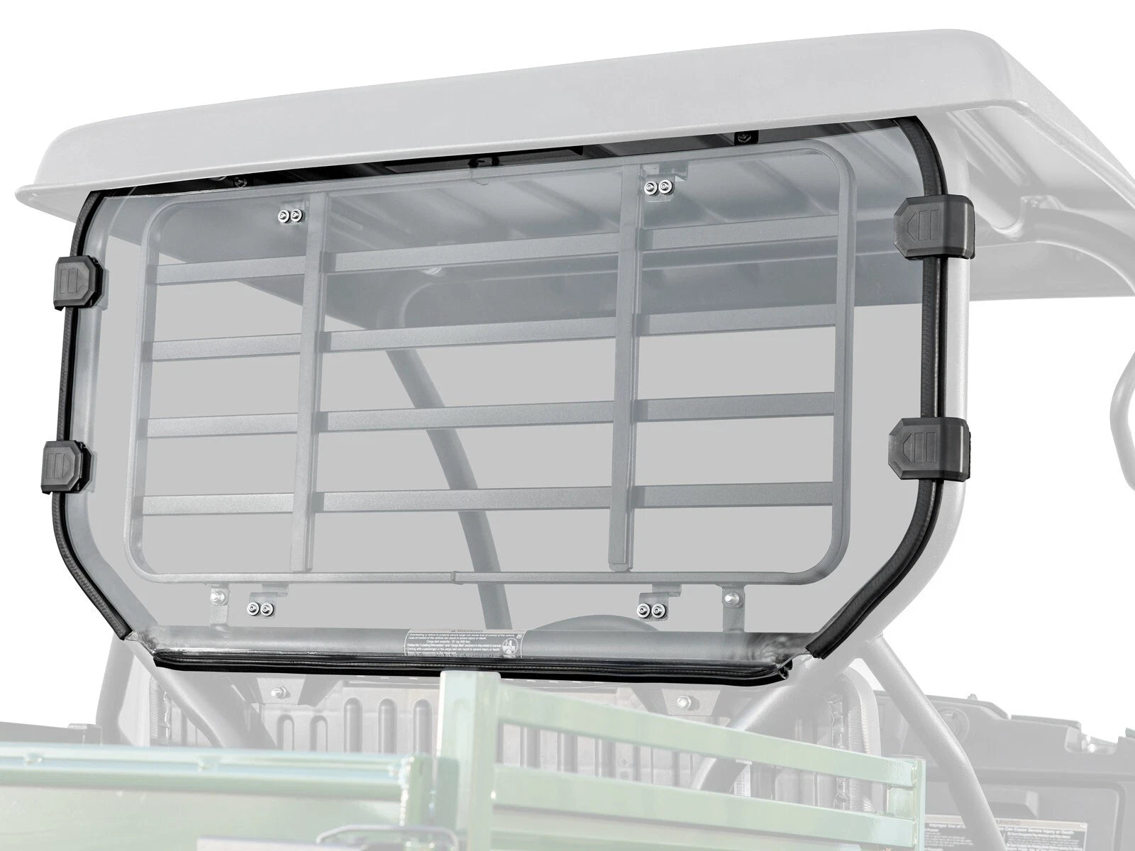 Light Tint Rear Windshield for Kawasaki Mule SX (2017–2023)