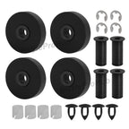Wheel Kit w/Clips for Lift Rolling Jacks SB700005, SB100005