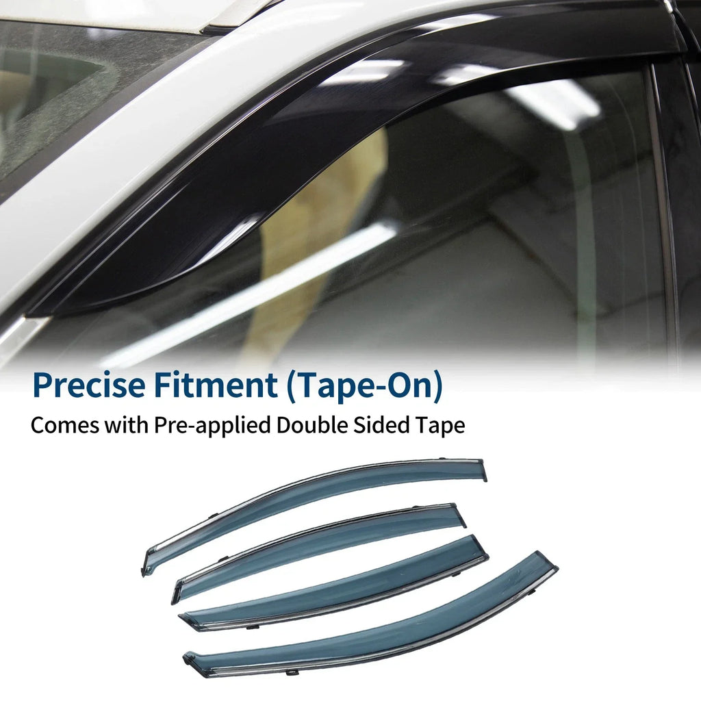 Car Window Deflectors for Hyundai Accent Sedan 2012-2017 Side Vent Visors