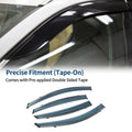 Car Window Deflectors for Hyundai Accent Sedan 2012-2017 Side Vent Visors