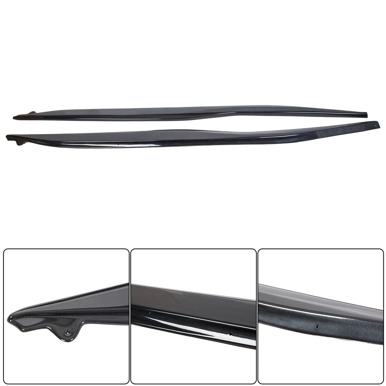 Z06 Style Side Skirts for Corvette C7 (2014–2019) Gloss Black ABS