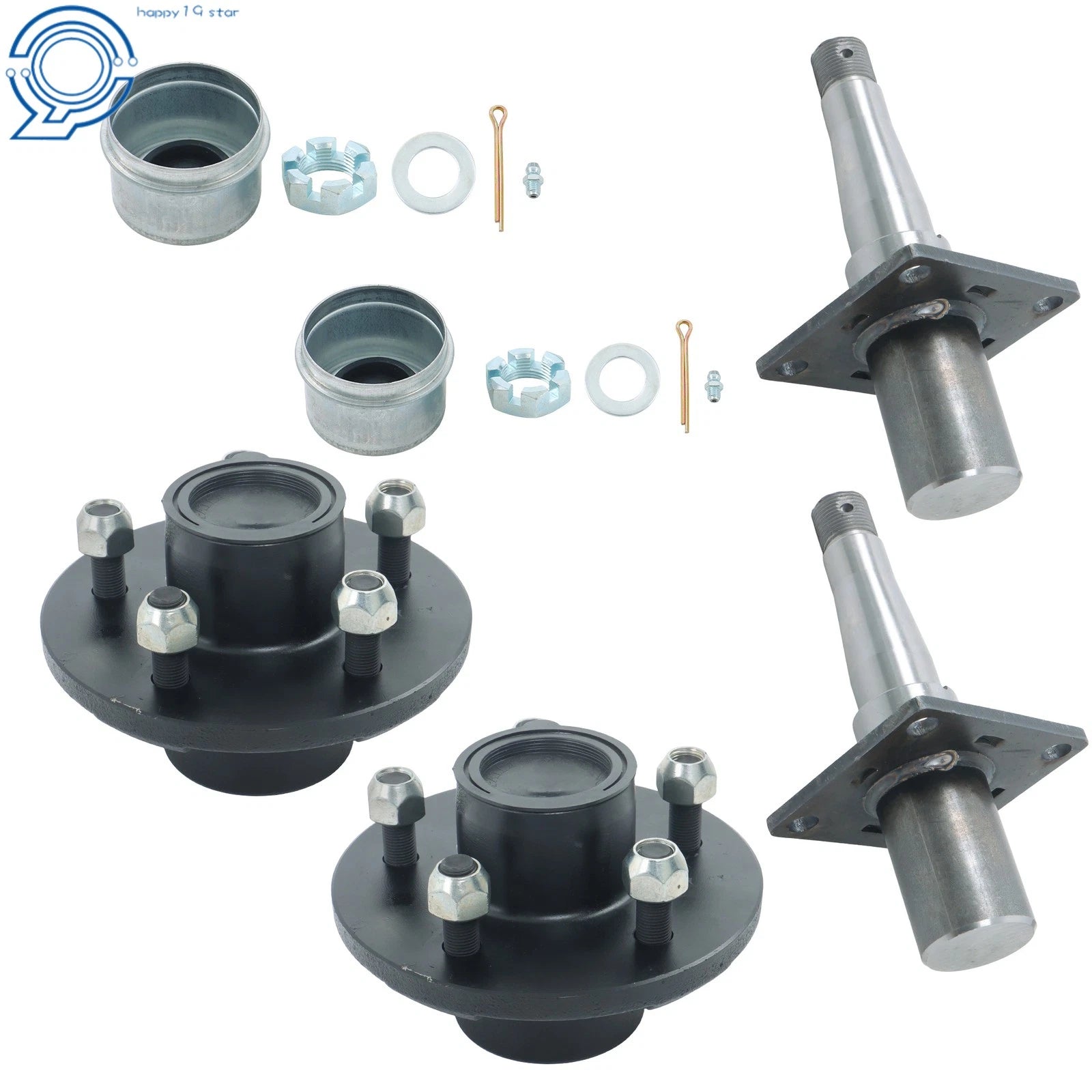 Trailer Hub Kit for 3500lbs Axle (5 on 4.5")