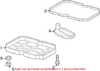 Automatic Transmission Oil Filter Kit for Chrysler Dodge Jeep (OEM)