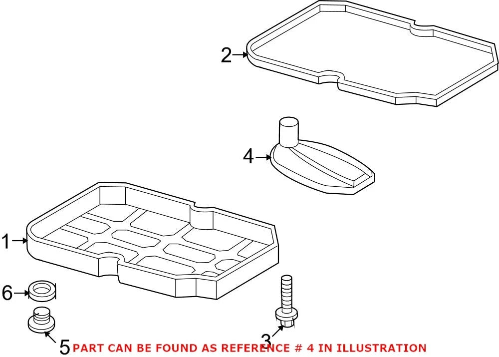 Automatic Transmission Oil Filter Kit for Chrysler Dodge Jeep (OEM)