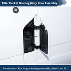 Fuel Tank Door with White Cover for Ford Transit 150 250 350 HD (2015–2023)