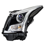 Driver Side Headlight for Cadillac ATS (2013–2018) Halogen Projector Chrome