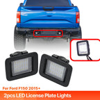 Full LED White Number Plate Light Replacement for Ford F-150 (2015–2023)