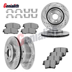 Set of 2 Front Rear Disc Rotors + Brake Pads for Chrysler 300 (2005–2023)