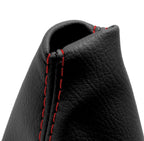 Automatic Shift Boot for Kia Forte (2010–2013) Red Stitch Leather Synthetic