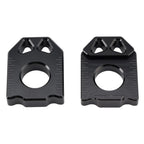 CNC Rear Chain Adjuster Axle Block for Suzuki DRZ400SM 400S 400E (2005–2024) Black