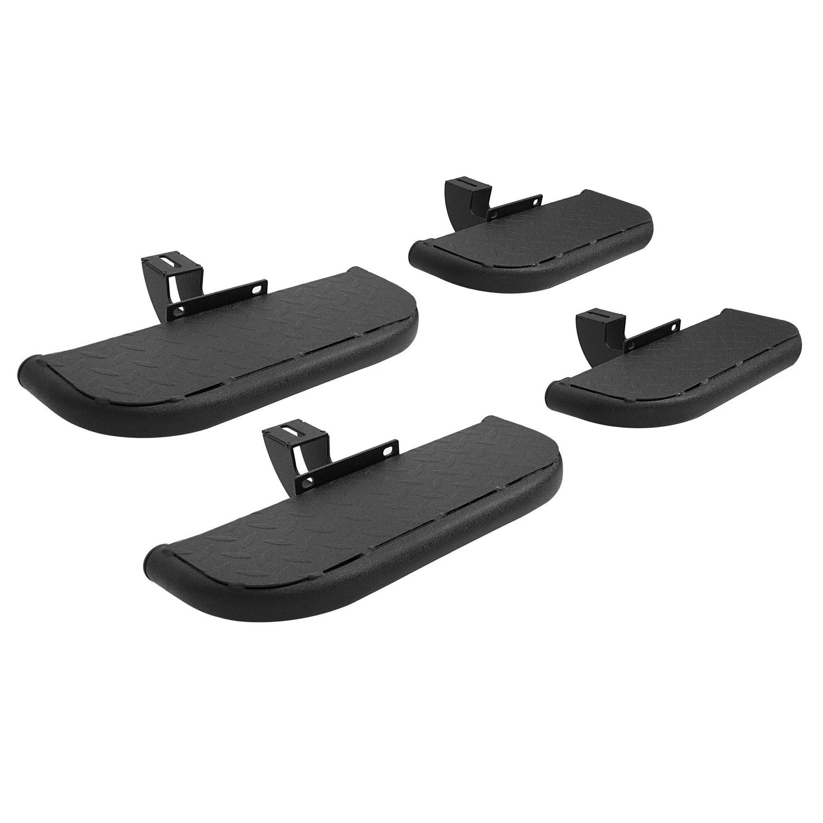 Set of 4 Running Boards Side Step Kits for Jeep Wrangler JK (2007–2018)