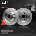 Drilled Brake Rotors for Mercedes-Benz S550 S450 CL550 (2007–2018)