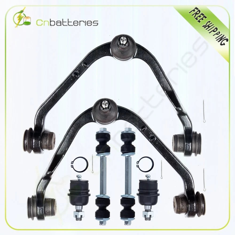 Set of 6 Control Arm Ball Joints Sway Bar for Ford F-150 Expedition (1997–2002)