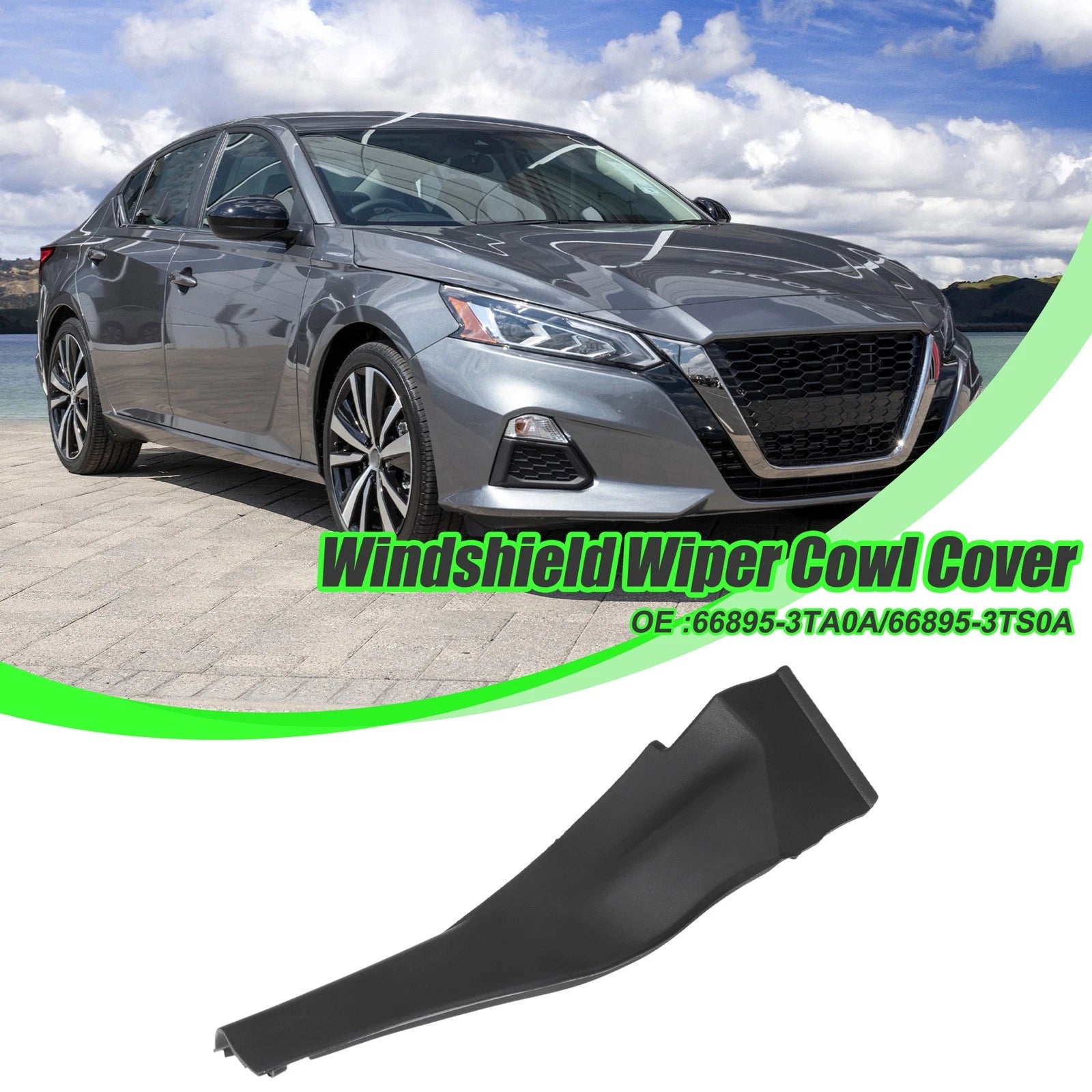 Front Left Cowl Extension Trim Cover for Nissan Altima (2013–2015)