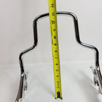 Chrome Short Sissy Bar Backrest for Harley-Davidson Softail Fat Bob (2018–2024)