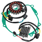 Stator Coil + Regulator Rectifier + Gasket for Suzuki DR-Z400E DR-Z400SM DR-Z400S (2000–2023)
