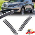 Clear Lens Front Fender Side Marker Reflector Lights for Lincoln Nautilus (2019–2022)