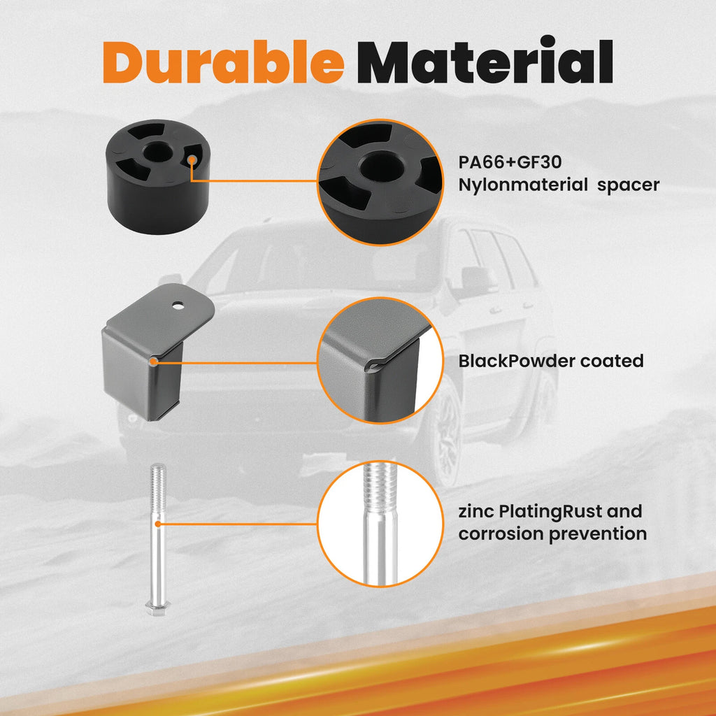 1.25" Body Lift Kit for Jeep Wrangler TJ (1997–2006)