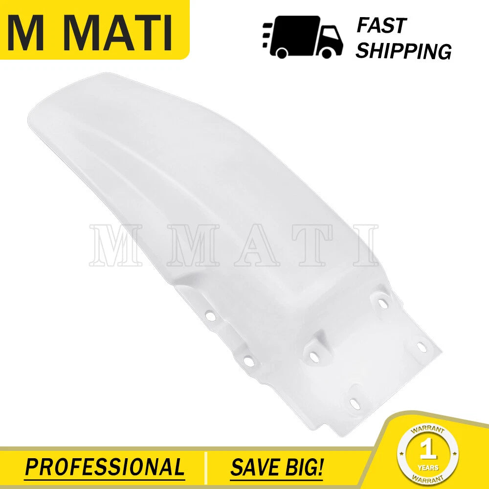Rear Fender for Honda XR80R XR100R (1985–2000) White Plastic Mud Guard