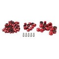 75X Red Engine Bolt Topper Caps for Harley Touring Road Street Glide (2007-2016)