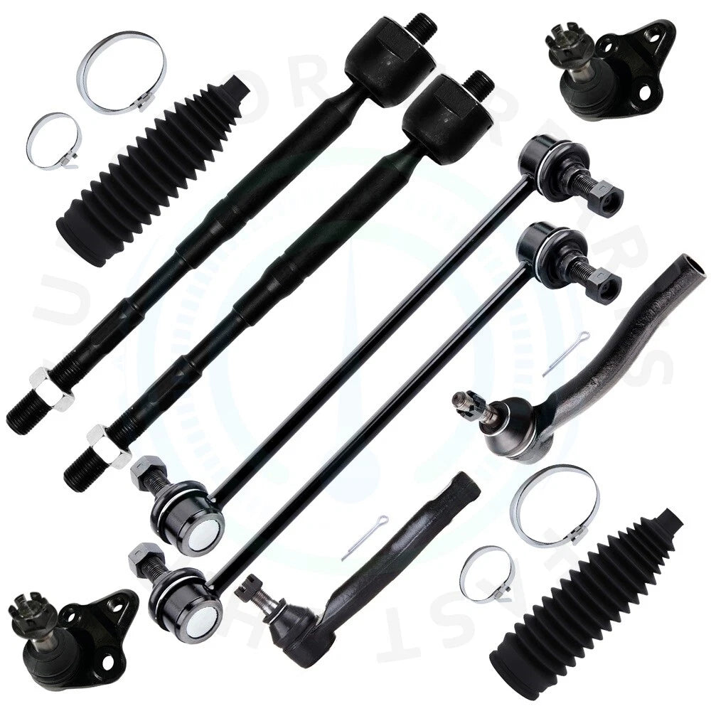 10x Lower Ball Joints Sway Bar Tie Rod Ends for Toyota Corolla (2003–2008)