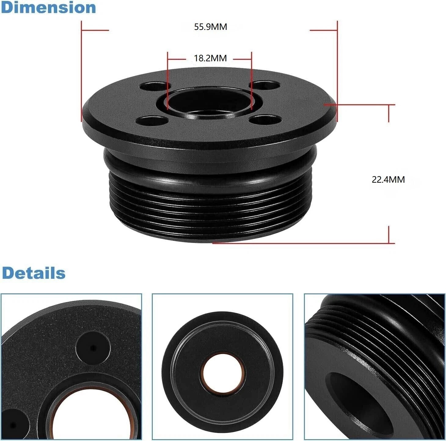 Tilt Cylinder End Cap for Suzuki 225-300HP Outboard DF V-6 (48400-98J01, FSM014)
