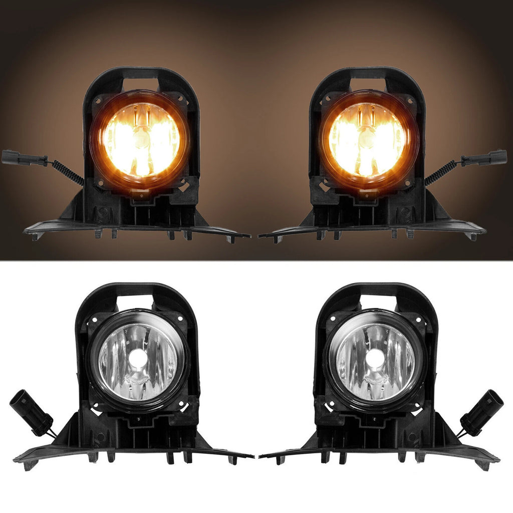 Set of 2 Fog Lights for Ford F-150 (2000–2004) W/Bulbs Right & Left