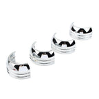 Set of 2 Chrome Fork Boot Covers for Harley Davidson FXD (2006–2017)